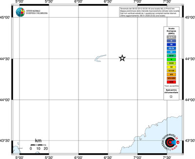 Mappa EMS - territori località