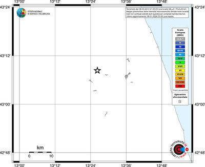 Mappa EMS - territori località