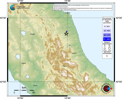 Mappa comuni con almeno 3 questionari