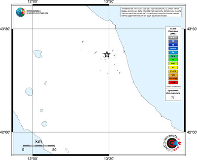 Mappa EMS - territori località