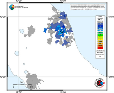 Mappa MCS - territori comuni