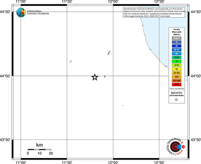 Mappa MCS - territori località