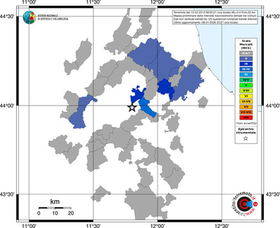Mappa MCS - territori comuni