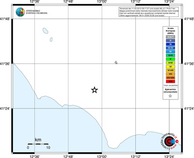 Mappa EMS - territori località