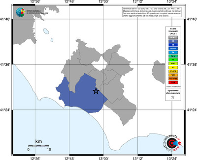 Mappa MCS - territori comuni