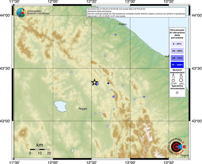 Mappa comuni con almeno 3 questionari