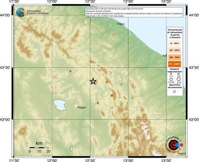 Mappa comuni con almeno 3 questionari