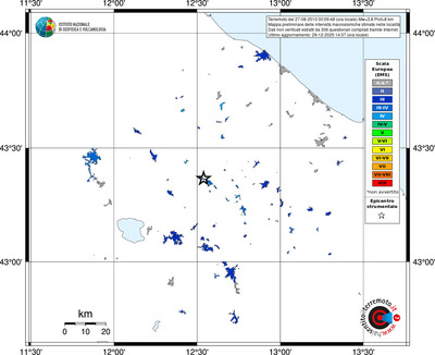 Mappa EMS - territori località