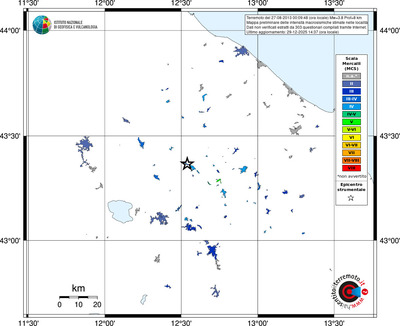 Mappa MCS - territori località