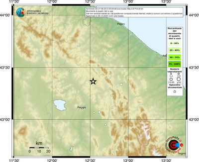 Mappa comuni con almeno 3 questionari