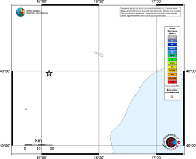 Mappa EMS - territori località