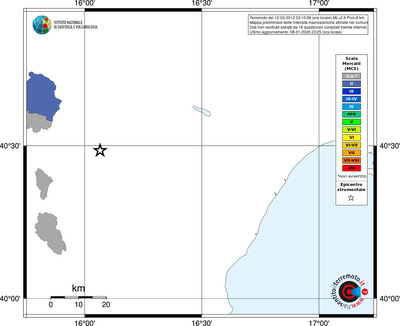 Mappa MCS - territori comuni