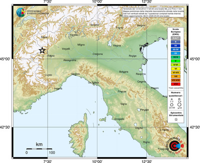 Mappa EMS - località