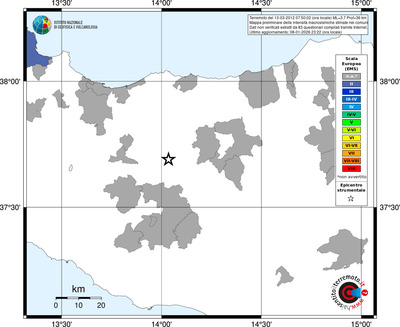 Mappa EMS - territori comuni