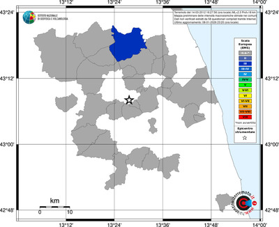 Mappa EMS - territori comuni