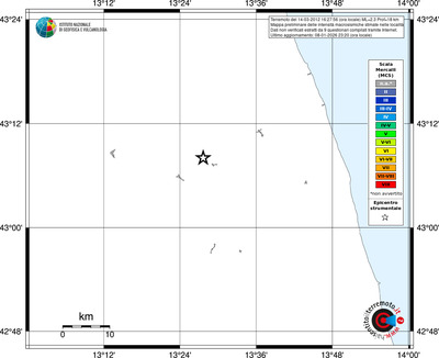Mappa MCS - territori località