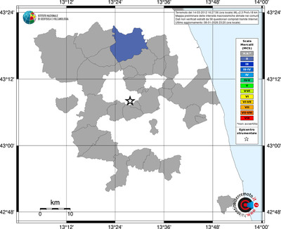 Mappa MCS - territori comuni