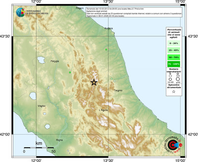 Mappa comuni con almeno 3 questionari