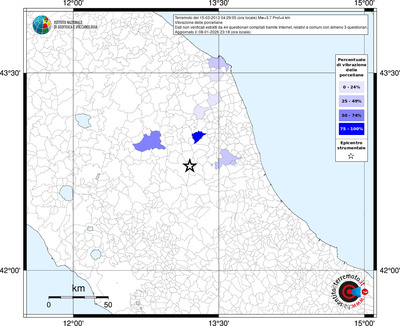 Mappa territorio comunale con almeno 3 questionari