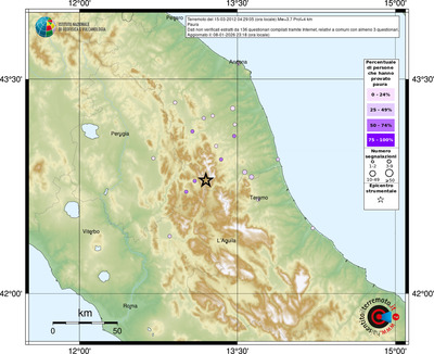 Mappa comuni con almeno 3 questionari