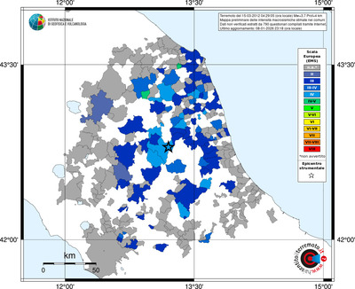 Mappa EMS - territori comuni