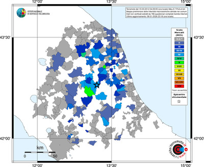 Mappa MCS - territori comuni