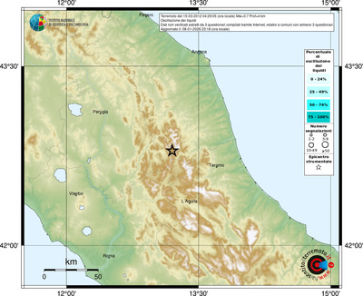 Mappa comuni con almeno 3 questionari