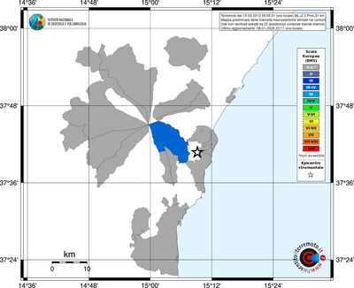 Mappa EMS - territori comuni