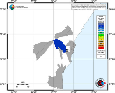 Mappa EMS - territori comuni