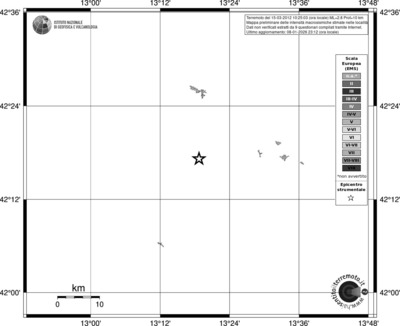 Mappa EMS - territori località