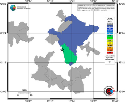 Mappa MCS - territori comuni