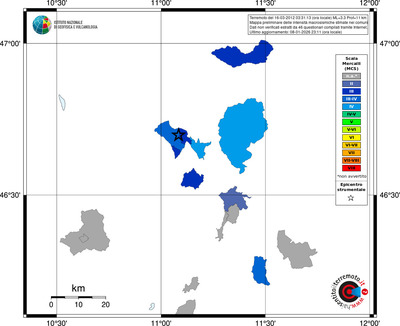 Mappa MCS - territori comuni