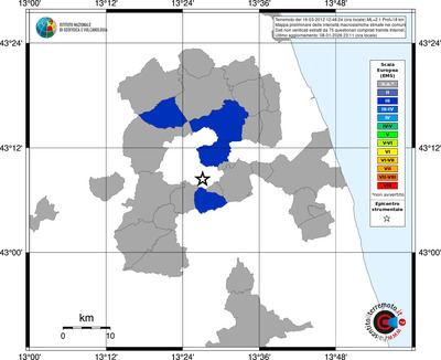 Mappa EMS - territori comuni