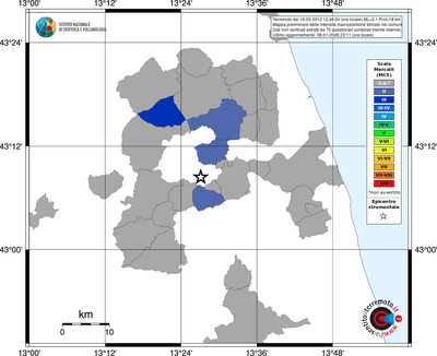 Mappa MCS - territori comuni