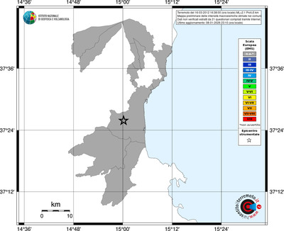Mappa EMS - territori comuni