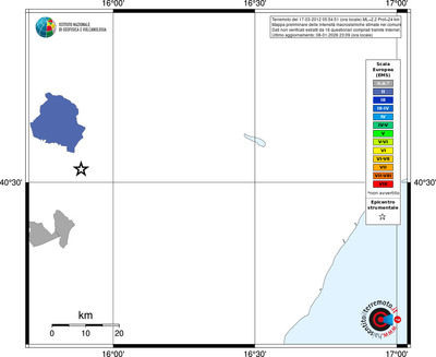 Mappa EMS - territori comuni