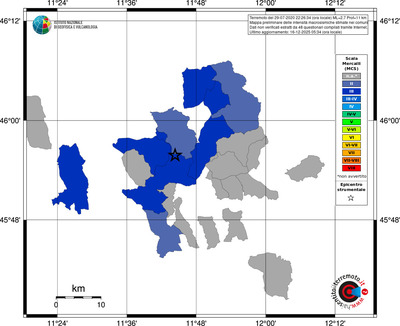 Mappa MCS - territori comuni