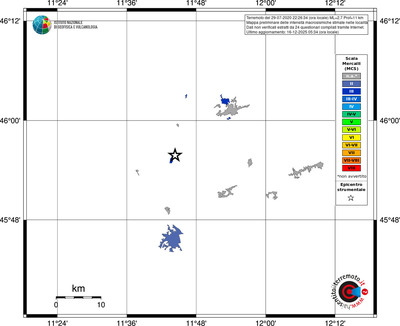 Mappa MCS - territori località