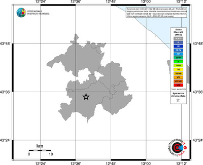 Mappa MCS - territori comuni