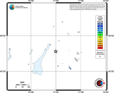 Mappa EMS - territori località