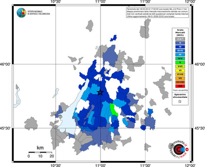 Mappa MCS - territori comuni