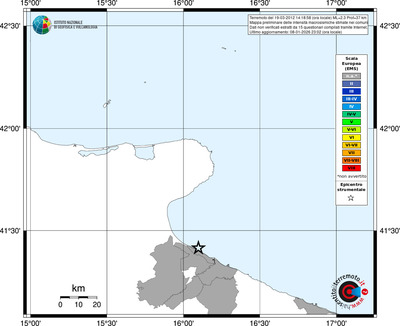 Mappa EMS - territori comuni