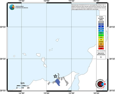 Mappa EMS - territori comuni