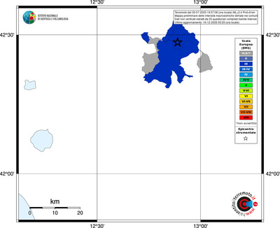 Mappa EMS - territori comuni