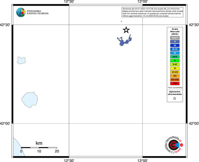 Mappa MCS - territori località