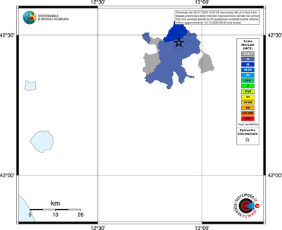Mappa MCS - territori comuni