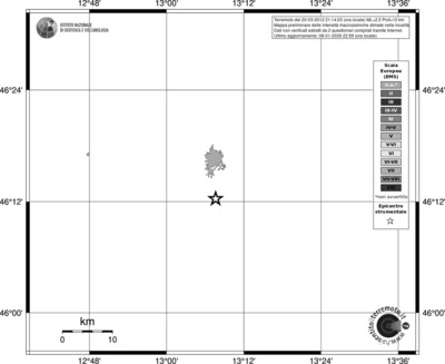 Mappa EMS - territori località