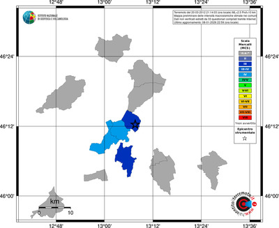 Mappa MCS - territori comuni