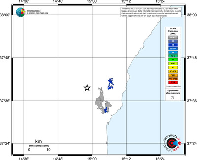 Mappa EMS - territori località