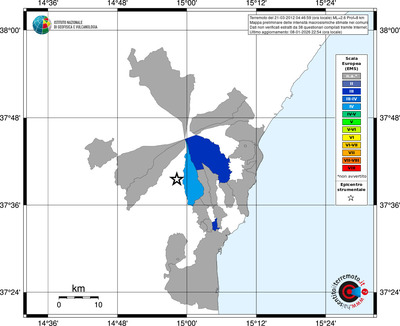 Mappa EMS - territori comuni